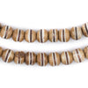 Copper-Inlaid Rustic Bone Mala Beads (10mm)