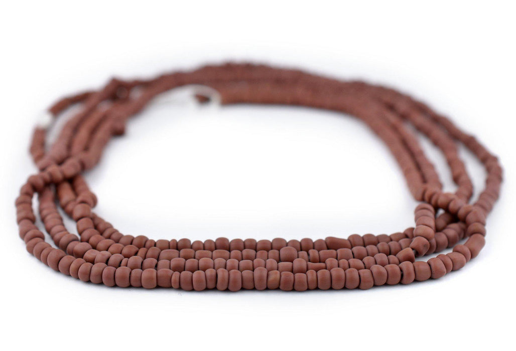 Brown Matte Glass Seed Beads (4mm) - The Bead Chest