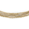 Brass Double Heishi Beads (2mm)