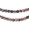 Round Rhodonite Beads (6mm)