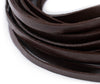 6.0mm Dark Brown Flat Leather Cord (15ft)