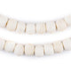 Matte White Bone Mala Beads (10mm) - The Bead Chest