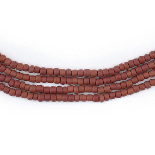 Brown Matte Glass Seed Beads (3mm) - The Bead Chest