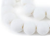 White Wound Colodonte Trade Beads (20mm) - The Bead Chest