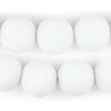 White Wound Colodonte Trade Beads (20mm)