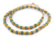 Antique Venetian Green Stripe Trade Beads - The Bead Chest