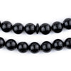 Black Round Wooden Arabian Prayer Beads (10mm)