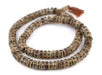 Brown Carved Eye Disk Bone Mala Beads (12mm) - The Bead Chest