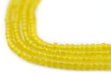 Translucent Yellow Matte Glass Seed Beads (3mm) - The Bead Chest