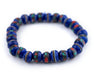 Cobalt Blue Nepal Mala Bracelet - The Bead Chest