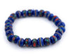 Cobalt Blue Nepal Mala Bracelet