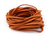 3mm Flat Orange Faux Suede Cord (15ft) - The Bead Chest
