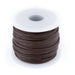 0.8mm Dark Brown Round Leather Cord (75ft) - The Bead Chest