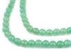 Round Light Green Aventurine Beads (6mm) - The Bead Chest