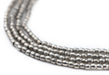 Silver Tiny Oval Beads (2mm) - The Bead Chest