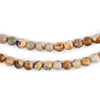 Faceted Round Picture Jasper Beads (6mm)