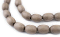 Brown Oval Natural Wood Beads (15x10mm) - The Bead Chest