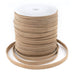6.0mm Beige Flat Suede Leather Cord (75ft) - The Bead Chest