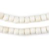 Polished White Bone Beads (8mm)