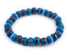 Azul Blue Nepal Mala Bracelet