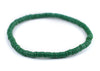 Green African Vinyl Stretch Bracelet