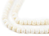 Polished White Bone Beads (8mm) - The Bead Chest