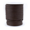 2.0mm Dark Brown Round Leather Cord (75ft)