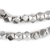 Jumbo Silver Diamond Cut Beads (9mm)