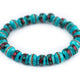 Turquoise Blue Nepal Mala Bracelet - The Bead Chest