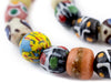 Fancy Venetian-Style Round Krobo Beads - The Bead Chest