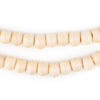 Pastel Orange Bone Mala Beads (8mm)