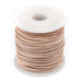 1.0mm Natural Round Leather Cord (75ft) - The Bead Chest
