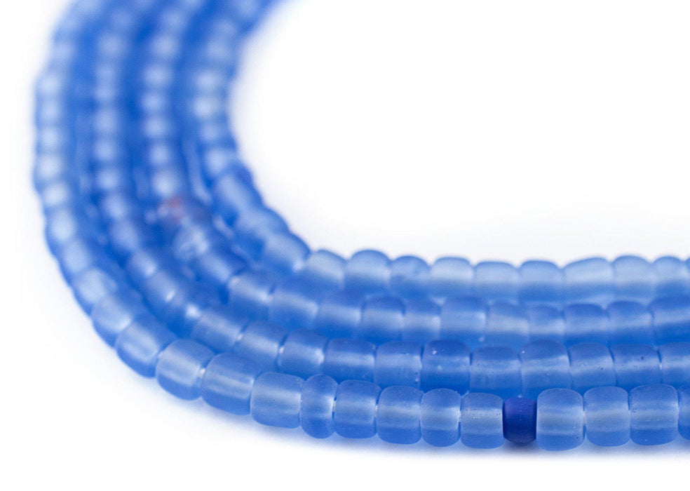 Sky Blue Matte Glass Seed Beads (4mm) - The Bead Chest