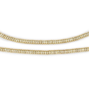 Gold Smooth Heishi Beads (3mm)