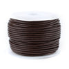 1.5mm Dark Brown Round Leather Cord (75ft)