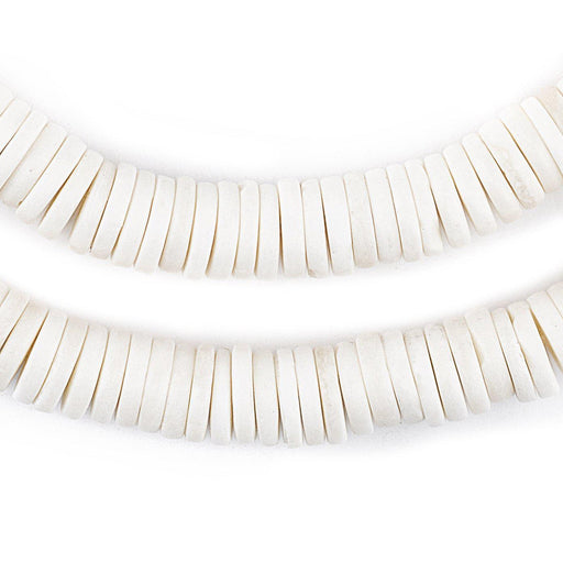 White Bone Button Beads (10mm) - The Bead Chest