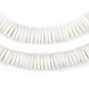 White Bone Button Beads (10mm)
