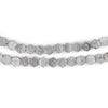 Hexagonal Silver Beads (6mm)
