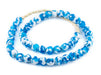 Sky Blue Fused Recycled Glass Beads (14mm) - The Bead Chest