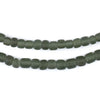 Camo Green Java Glass Beads (4-6mm)