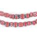 Red Medley Chevron Beads (6-8mm) - The Bead Chest