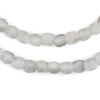 Light Grey Recycled Glass Beads (9mm)