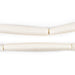 White Bone Hair Pipe Beads (2 inches, 50mm) - The Bead Chest