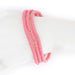 Neon Pink African Vinyl Stretch Bracelet - The Bead Chest