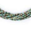 Green Turquoise Rondelle Beads (3mm)