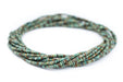 Green Turquoise Rondelle Beads (3mm) - The Bead Chest