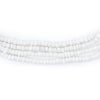 White Matte Glass Seed Beads (3mm)