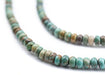 Green Turquoise Rondelle Beads (3mm) - The Bead Chest