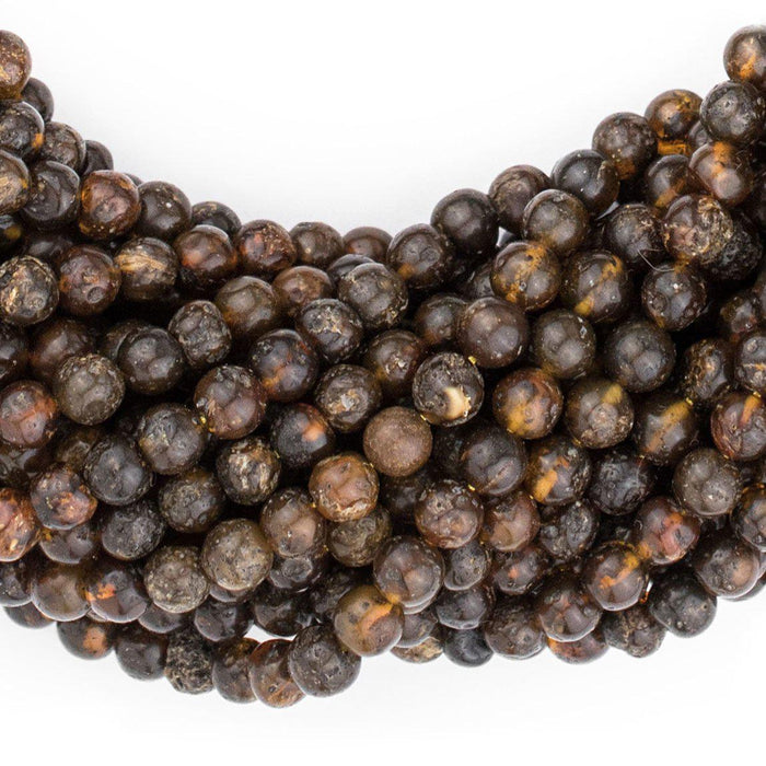 Rustic Natural Amber Beads (5mm) - The Bead Chest
