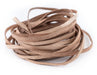 4.0mm Natural Flat Leather Cord (15ft) - The Bead Chest